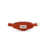Hindbag CÔME Fannypack Velours Sleutelhanger met rits, Brique