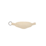 Hindbag CÔME Fannypack Velours Sleutelhanger met rits, Ecru