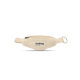Hindbag CÔME Fannypack Velours Sleutelhanger met rits, Ecru