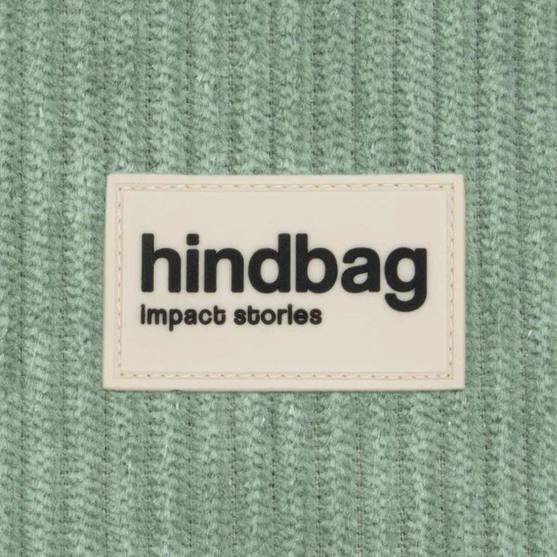 Hindbag CÔME Fannypack Velours Sleutelhanger met rits, Mint Green