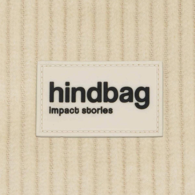 Hindbag CÔME Fannypack Velours Sleutelhanger met rits, Off-White