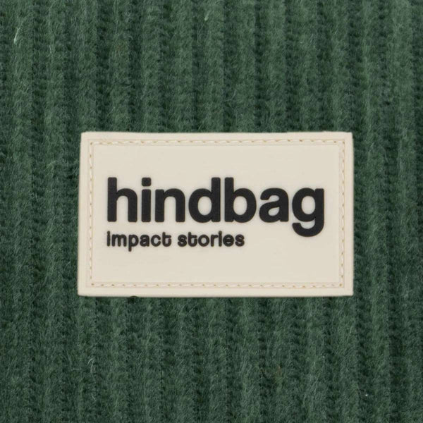 Hindbag CÔME Fannypack Velours Sleutelhanger met rits, Pine Green