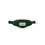 Hindbag CÔME Fannypack Velours Sleutelhanger met rits, Pine Green
