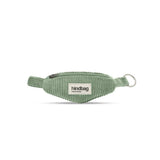 Hindbag CÔME Fannypack Velours Sleutelhanger met rits, Water Green