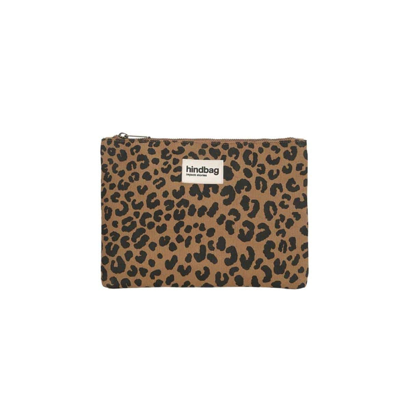 Hindbag EMA Katoenen Pouch, Luipaard Cinnamon