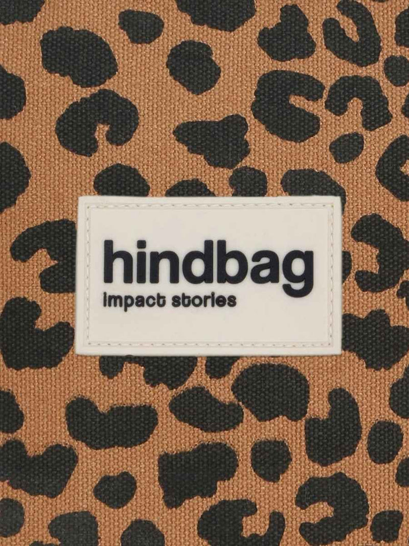 Hindbag EMA Katoenen Pouch, Luipaard Cinnamon