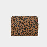 Hindbag LÉON Katoenen Toilettas, Luipaard Kaneel