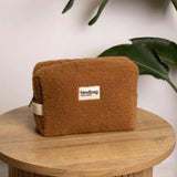 Hindbag LÉON Teddy Toilettas, Brown