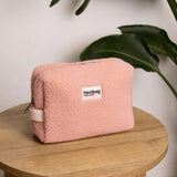 Hindbag LÉON Teddy Toilettas, Rose Poudré
