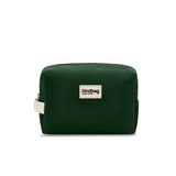 Hindbag LÉON Velours Toilettas, Pine Green