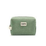 Hindbag LÉON Velours Toilettas, Water Green