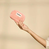 Hindbag LILI Portemonnee in Badstof, Koraal Roze