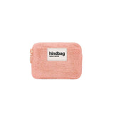 Hindbag LILI Portemonnee in Badstof, Koraal Roze