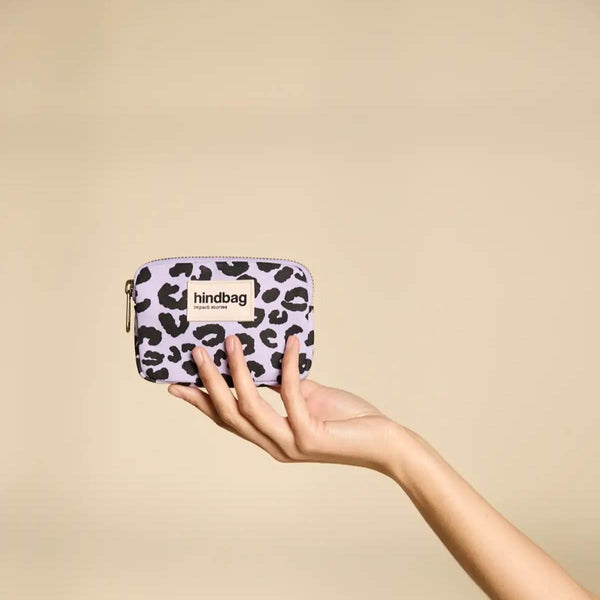 Hindbag LILI Portemonnee, Luipaard Lila