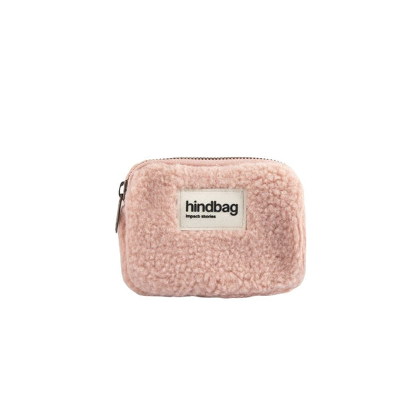 Hindbag LILI Teddy Portemonnee, Rose Poudré