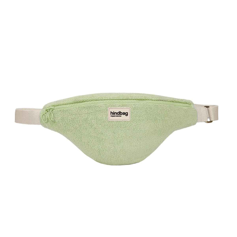 Hindbag OLIVIA Crossbodytas in Badstof, Amandel Groen