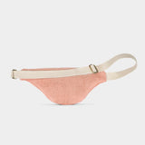 Hindbag OLIVIA Crossbodytas in Badstof, Koraal Roze
