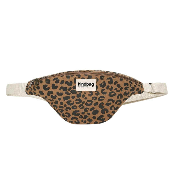Hindbag OLIVIA Katoenen Crossbodytas, Luipaard Cinnamon