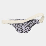 Hindbag OLIVIA Katoenen Crossbodytas, Luipaard Lila
