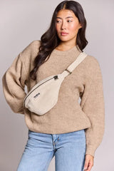 Hindbag OLIVIA Velours Heuptas, Off-White