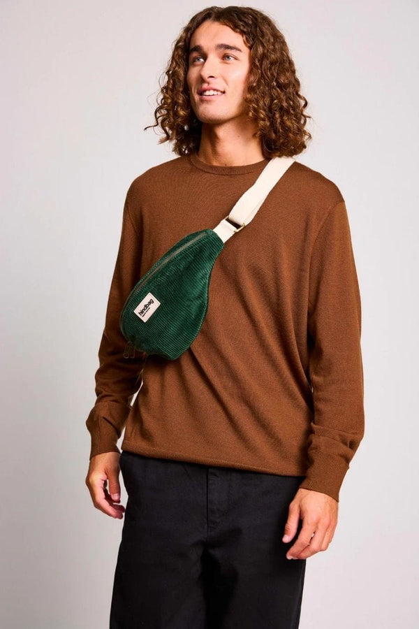 Hindbag OLIVIA Velours Heuptas, Pine Green