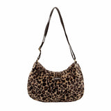 Hindbag ROSA Faux Fur Schoudertas, Luipaard