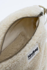 Hindbag SASHA grote Teddy Crossbodytas, Beige