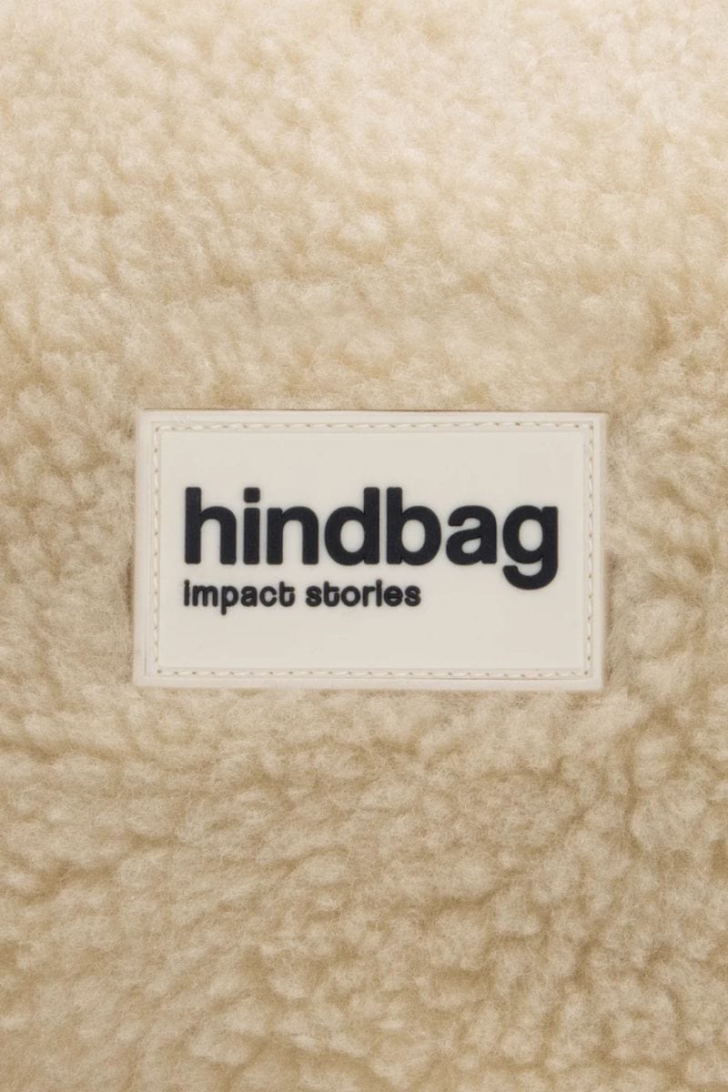 Hindbag SASHA grote Teddy Crossbodytas, Beige