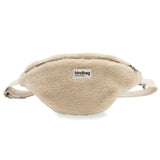 Hindbag SASHA grote Teddy Crossbodytas, Beige