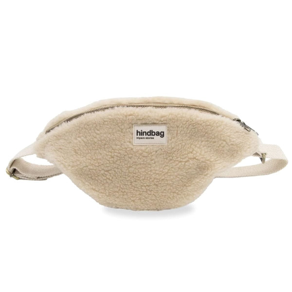 Hindbag SASHA grote Teddy Crossbodytas, Beige