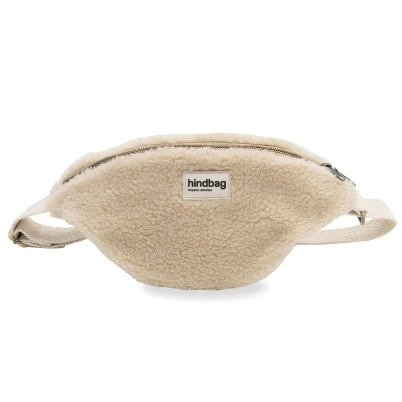 Hindbag SASHA grote Teddy Crossbodytas, Beige