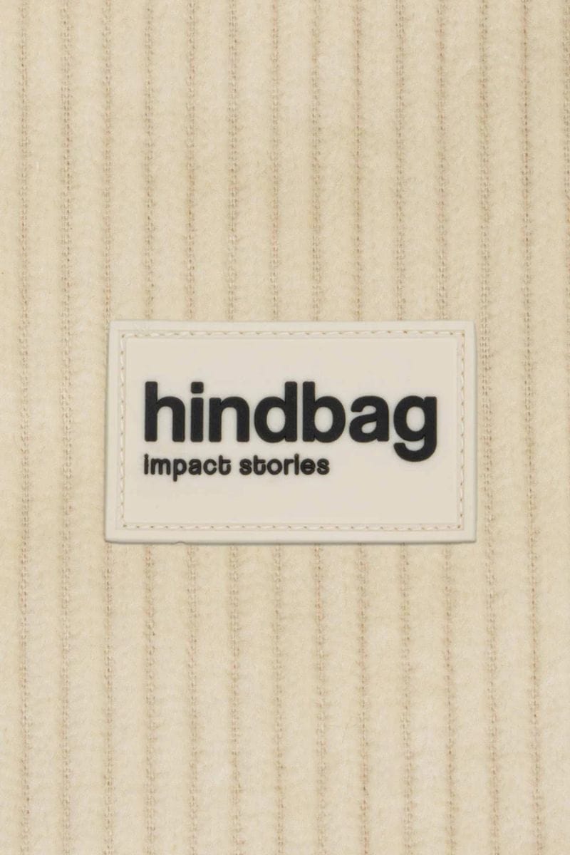 Hindbag SASHA grote Velours Crossbodytas, Beige