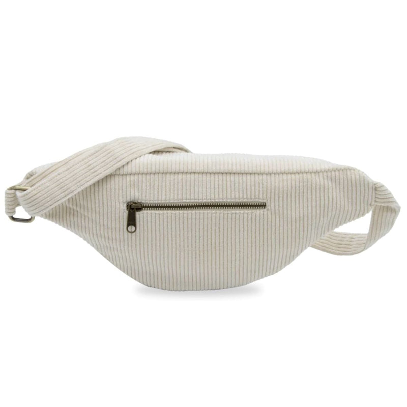Hindbag SASHA grote Velours Crossbodytas, Beige