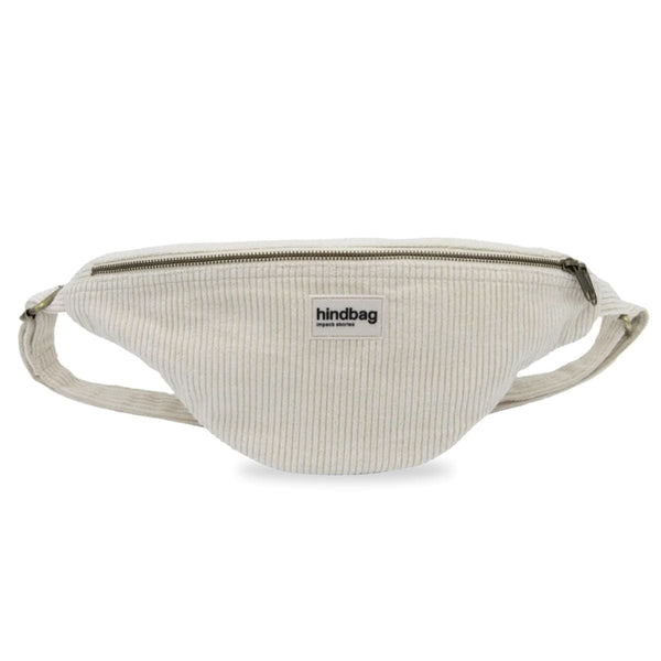 Hindbag SASHA grote Velours Crossbodytas, Beige