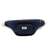 Hindbag SOFIA grote Katoenen Crossbodytas, Navy