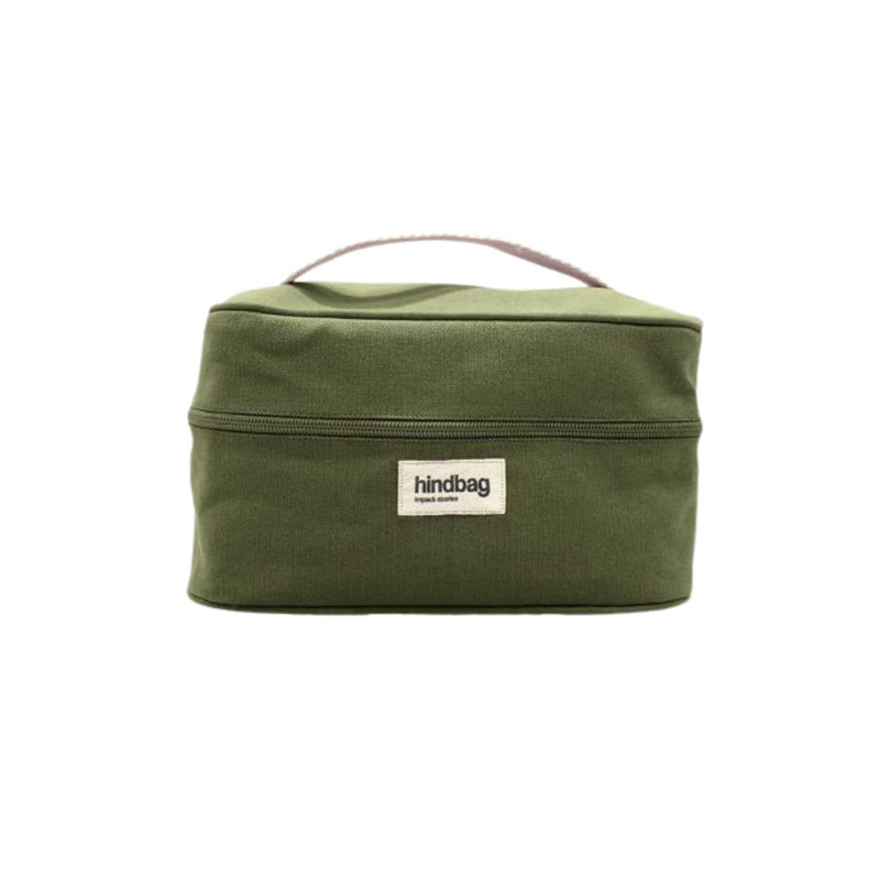 Hindbag VANITY GASPARD Grote Toilettas, Olive