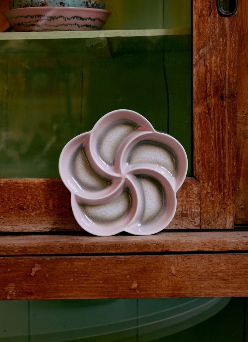 HK Living 70s CERAMICS Apero Snack Tray, Muse