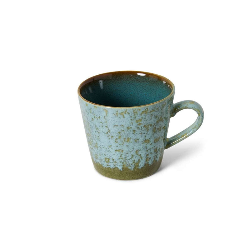 HK Living 70s CERAMICS Cappuccino Tas, Verdigris