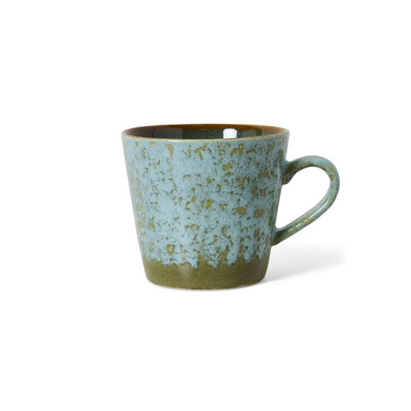HK Living 70s CERAMICS Cappuccino Tas, Verdigris