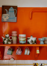 HK Living 70s CERAMICS coffee pot, tide