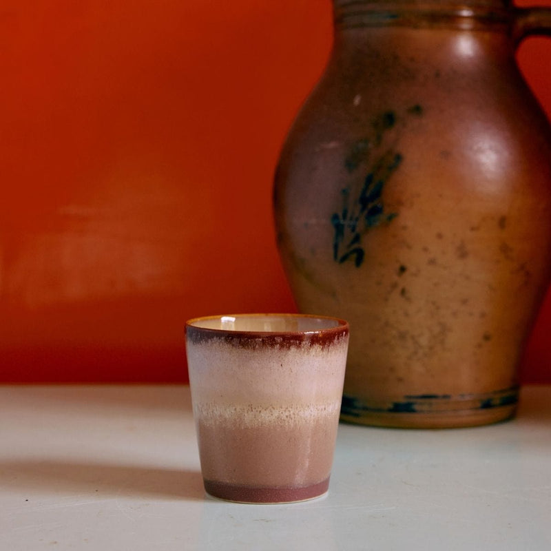 HK Living 70s CERAMICS Koffiemok, Bloom