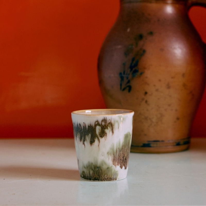 HK Living 70s CERAMICS Koffiemok, Tide