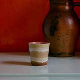 HK Living 70s CERAMICS Koffiemok, Umber