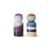 HK Living 70s CERAMICS Peper & Zout stel, Stargaze
