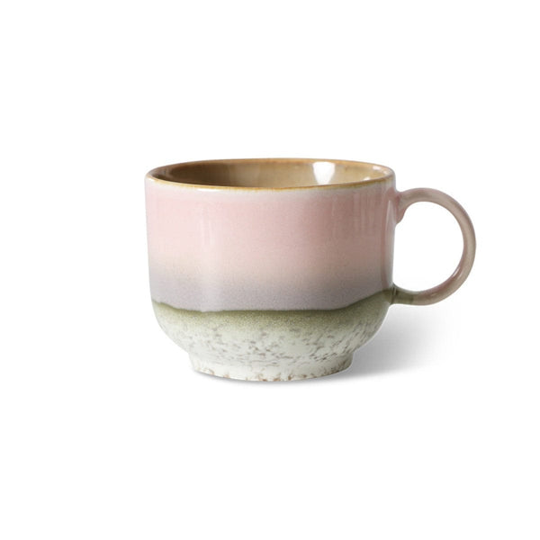 HK Living 70s CERAMICS Set van 2 grote Theetassen, Nova