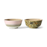 HK Living 70s CERAMICS Set van 2 Ramen Bowls, Ascend