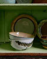 HK Living 70s CERAMICS Set van 2 Ramen Bowls, Minimalist
