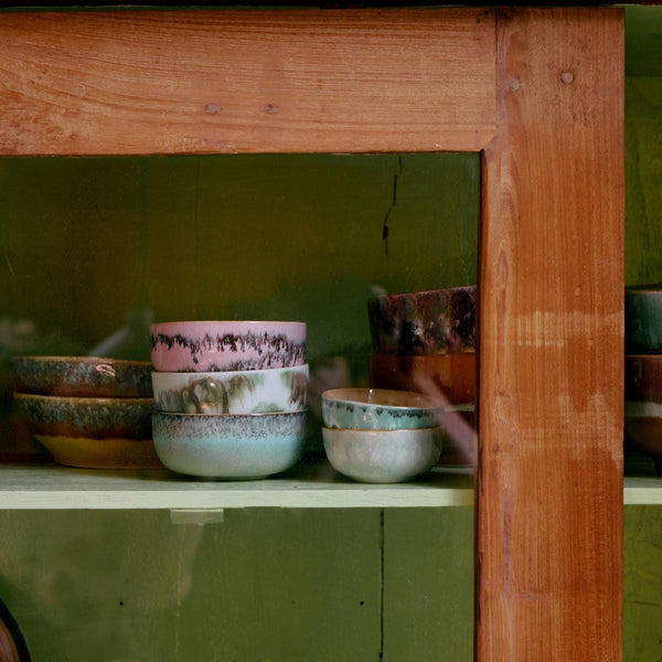 HK Living 70s CERAMICS Set van 4 Tapas Bowls, Renaissance