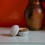 HK Living 70s CERAMICS sugar pot, petal