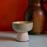 HK Living 70s CERAMICS Tapas schaal op voet, Slush